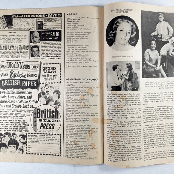 1960s Song Hits magazine Teens behind the Iron Curtain - Picture 5 of 5